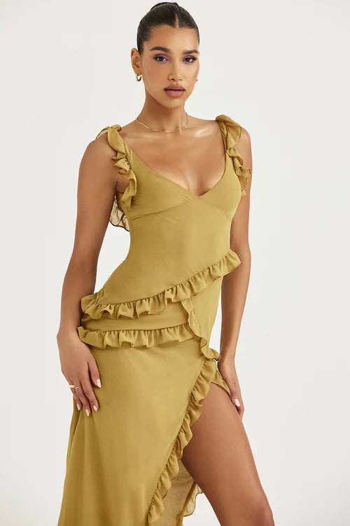 Edles langes Damenkleid Vynetta