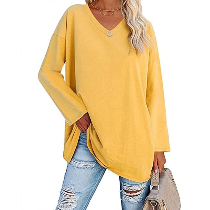 Yesenia: Modernes Stricktop mit V-Ausschnitt