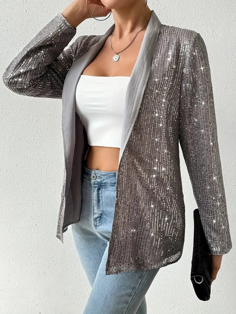 Aerys Blazer mit glänzenden Pailletten von Avelena