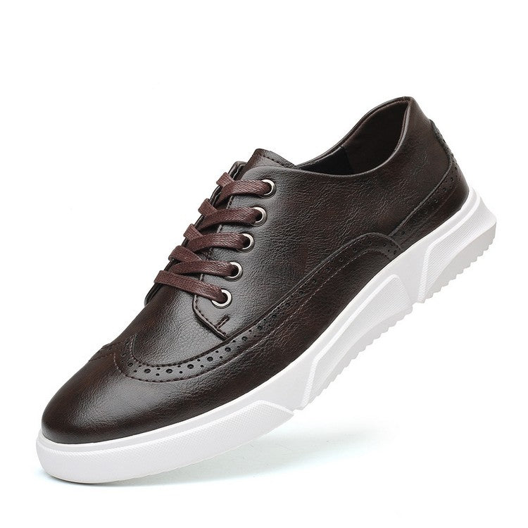 Edle Herren-Sneaker aus Leder für elegante Freizeit-Outfits
