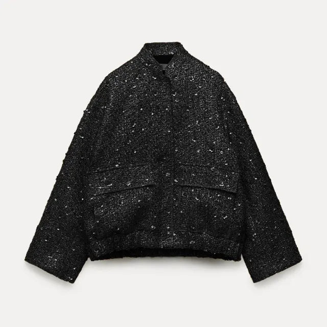 Damenjacke mit Pailletten | Roscoe