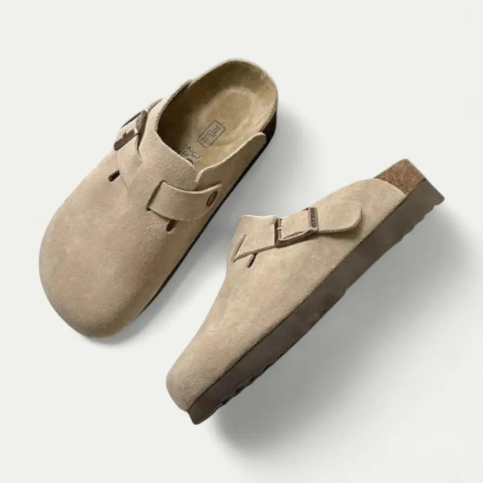 Sabots À Boucle Ajustable Amawinc Pour Femmes Confort Et Style Avec Dessus En Daim Végétalien