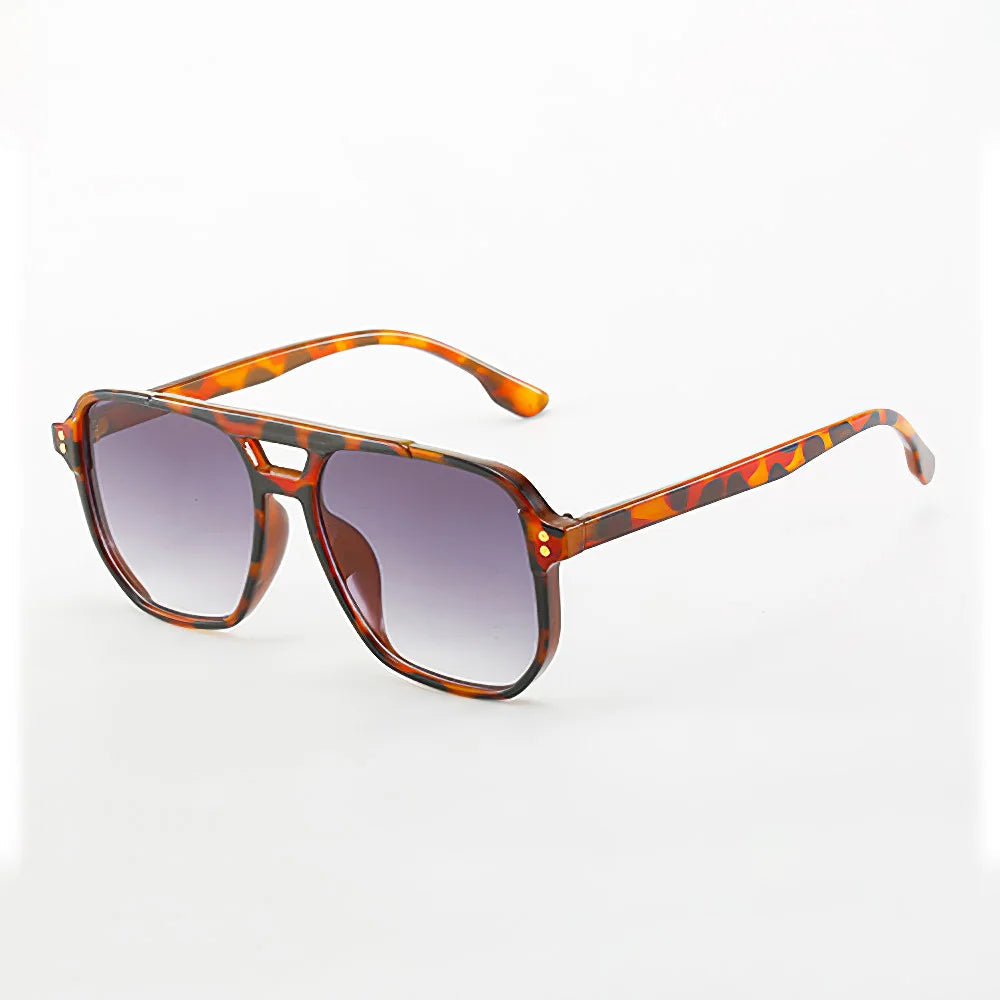 Lunettes Amber Drift Cadre En Acétate Écaille De Tortue Ambre Dégradé UV400 Légères Et Durables