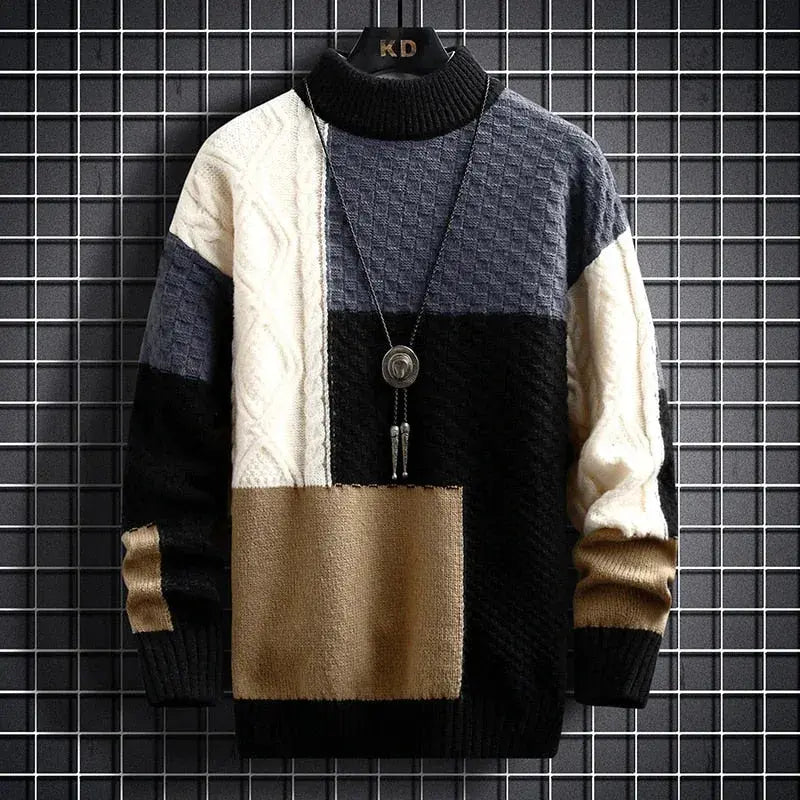 Pull Col Rond Apollo Element Vanguard Amawinc Tricot Ultra Doux Coupe Décontractée Pour Week End
