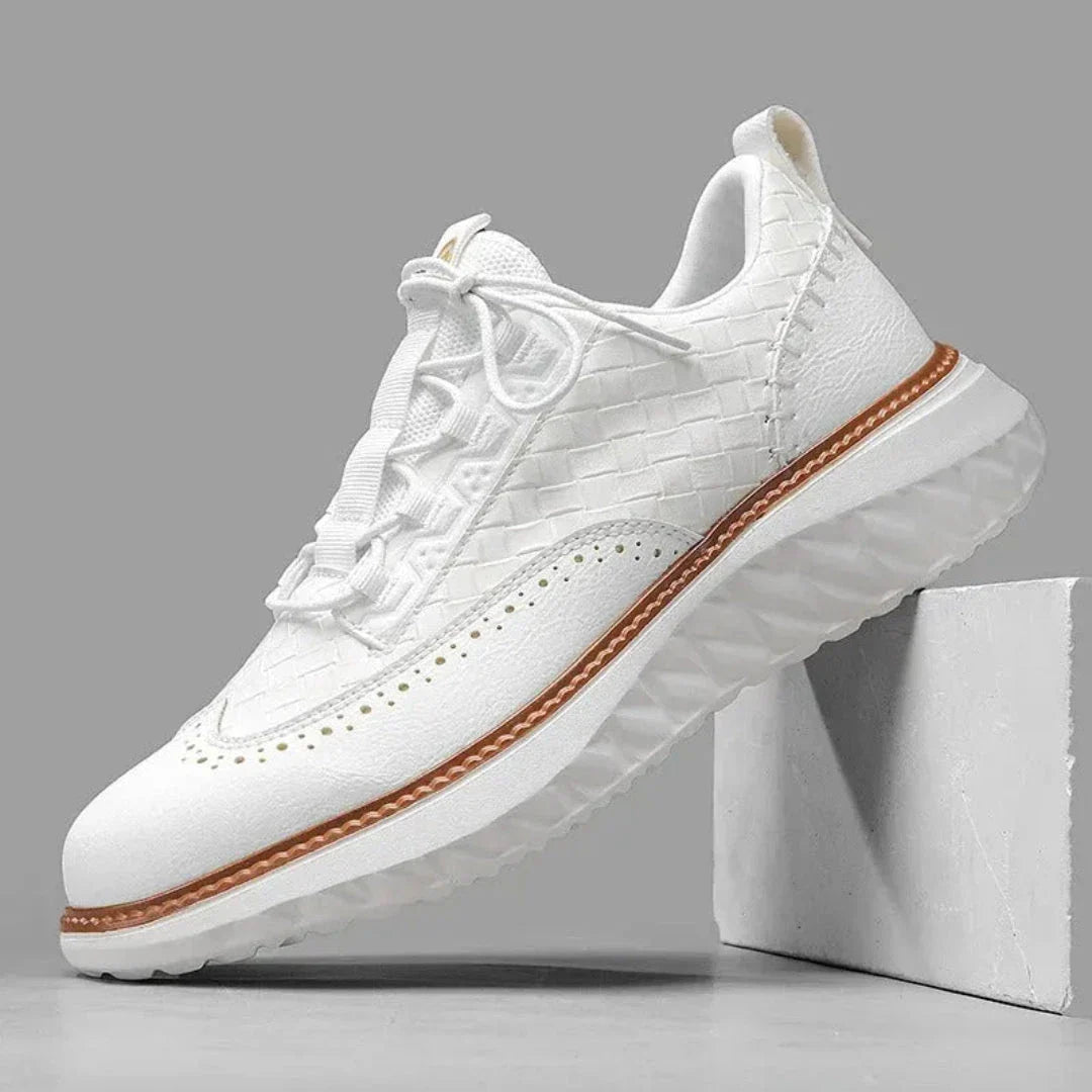 Baskets Orthopédiques En Cuir Avec Amorti Orthopédique Respirables Et Confort Flexible Pour Tous Les Pas
