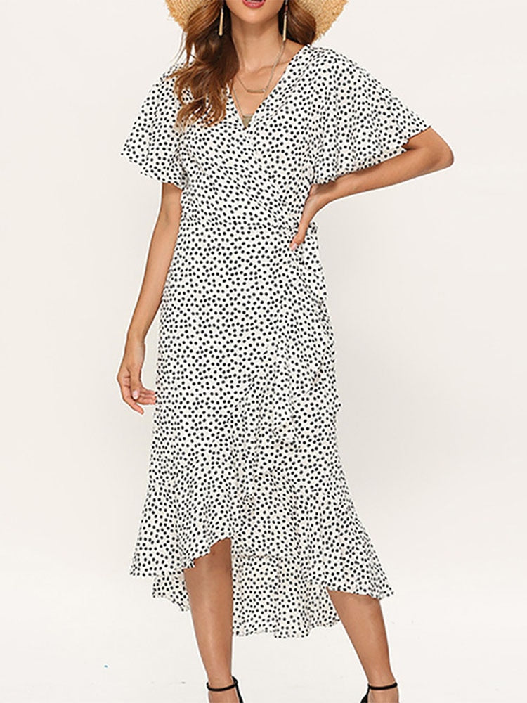 Assunta Floral Boho Dress Robe