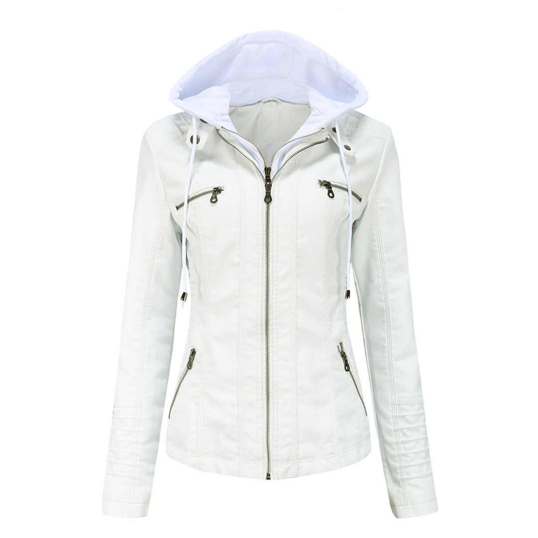 Isabella Veste Zippée À Capuche Pour Femmes Tendance Biker Urbain Confort Moderne Et Stylée
