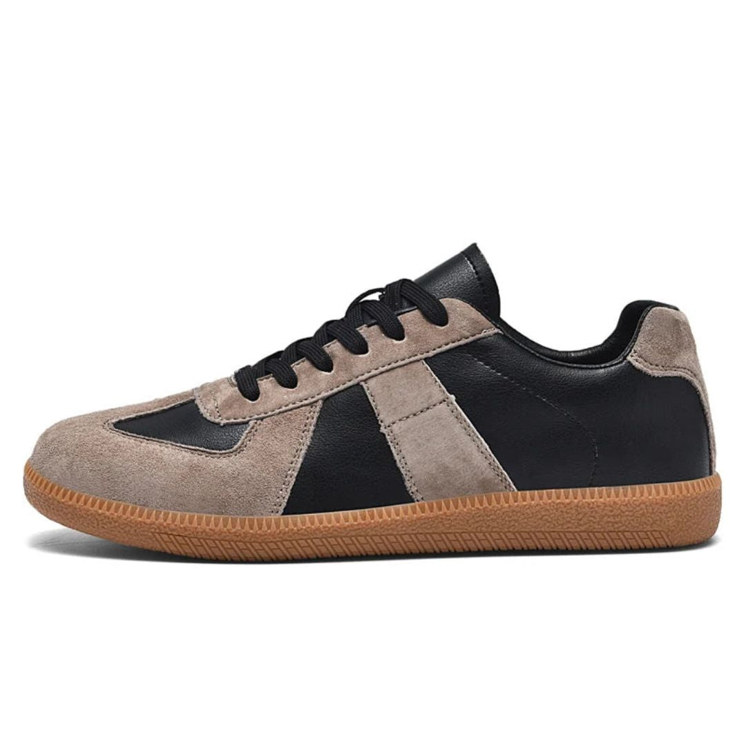Baskets Beckett Classic En Daim Et Cuir Semelle Gomme Ultra Confortables Pour Tous Les Jours