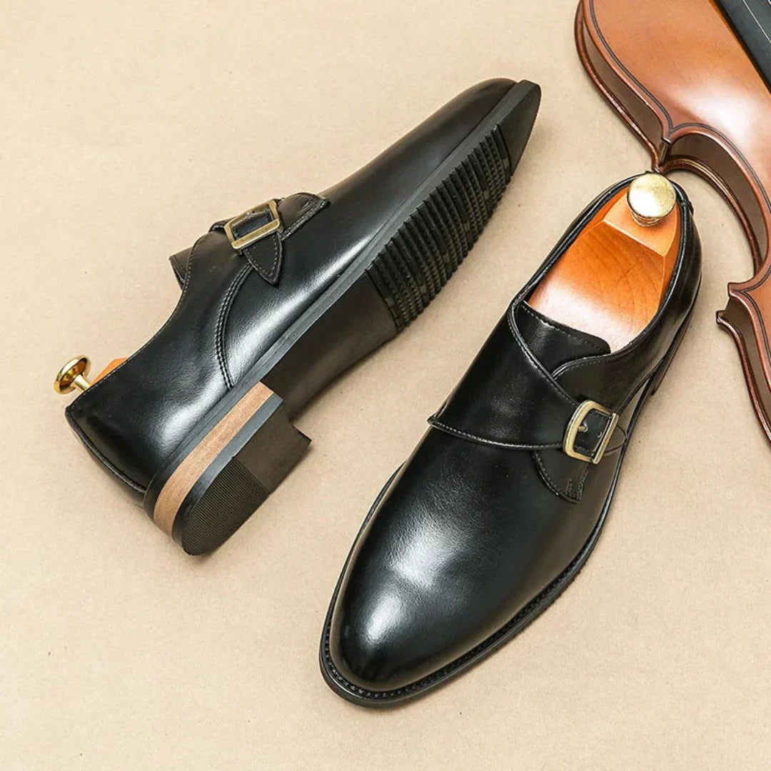 Chaussures Monk Strap Blaine Arc Amawinc Premium Semelle Antidérapante En Caoutchouc Pour Bureau Et Événements Formels