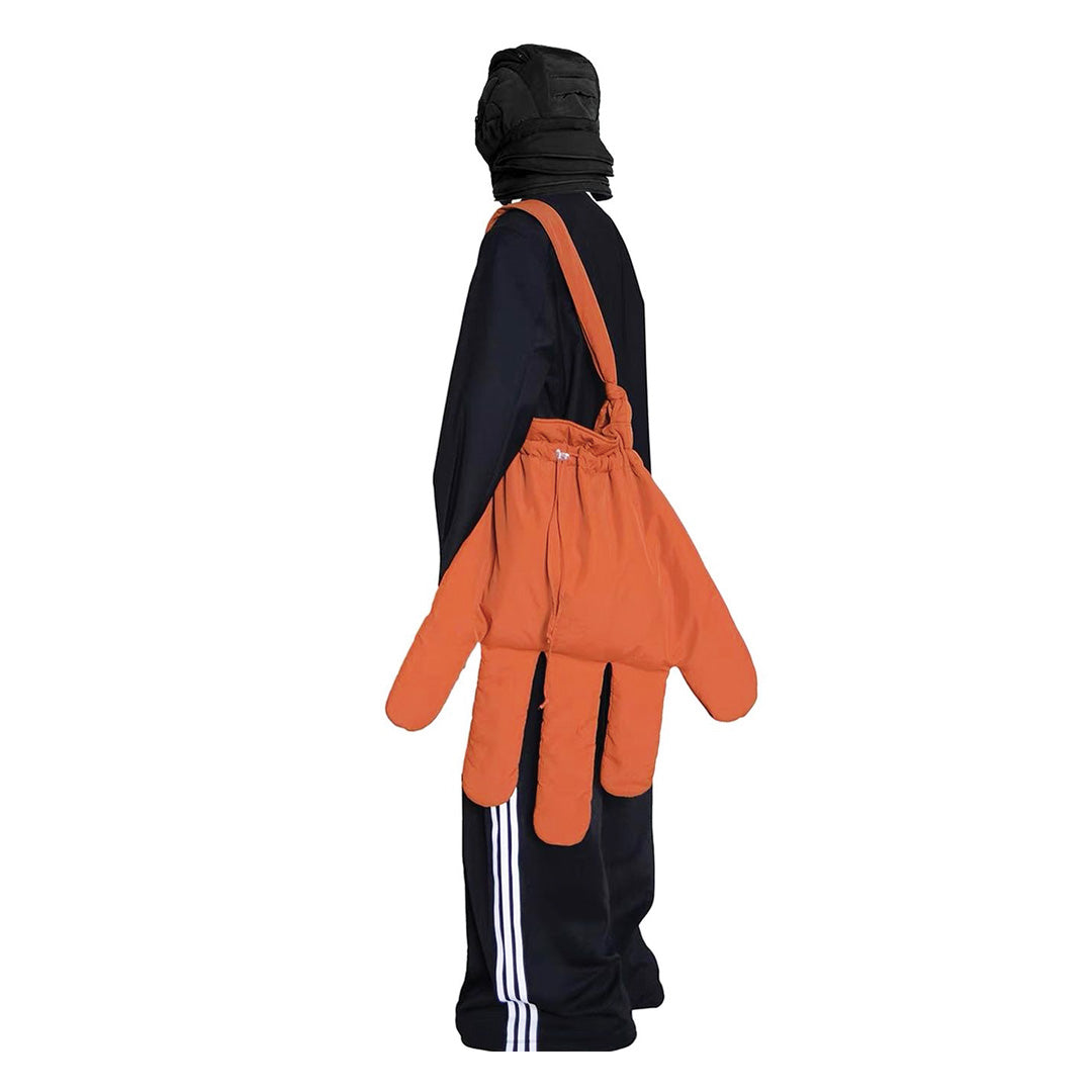 Amawinc Sac Bandoulière Gant Avant Garde Nylon Étanche Grand Compartiment Fermeture À Corde