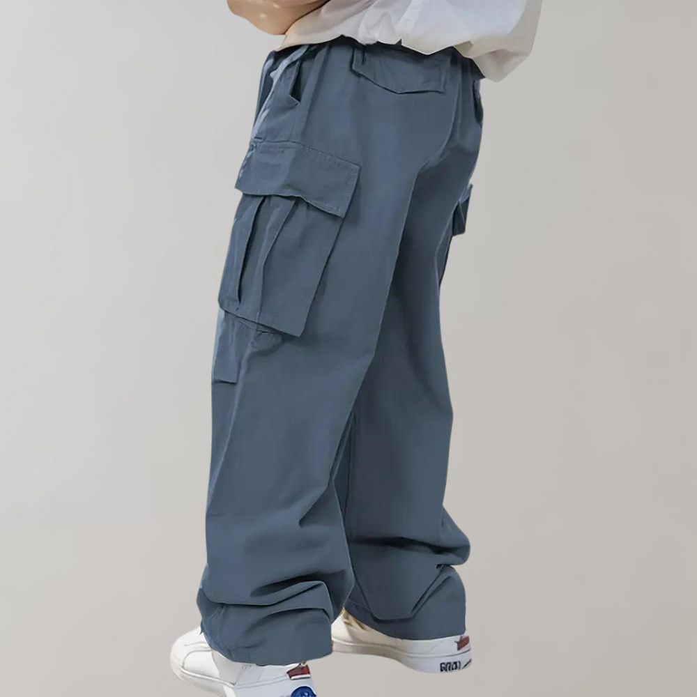 Pantalon Cargo Pour Homme Coupe Droite Décontracté Avec Poches Cargo Pratiques Et Polyvalentes Pour Activités