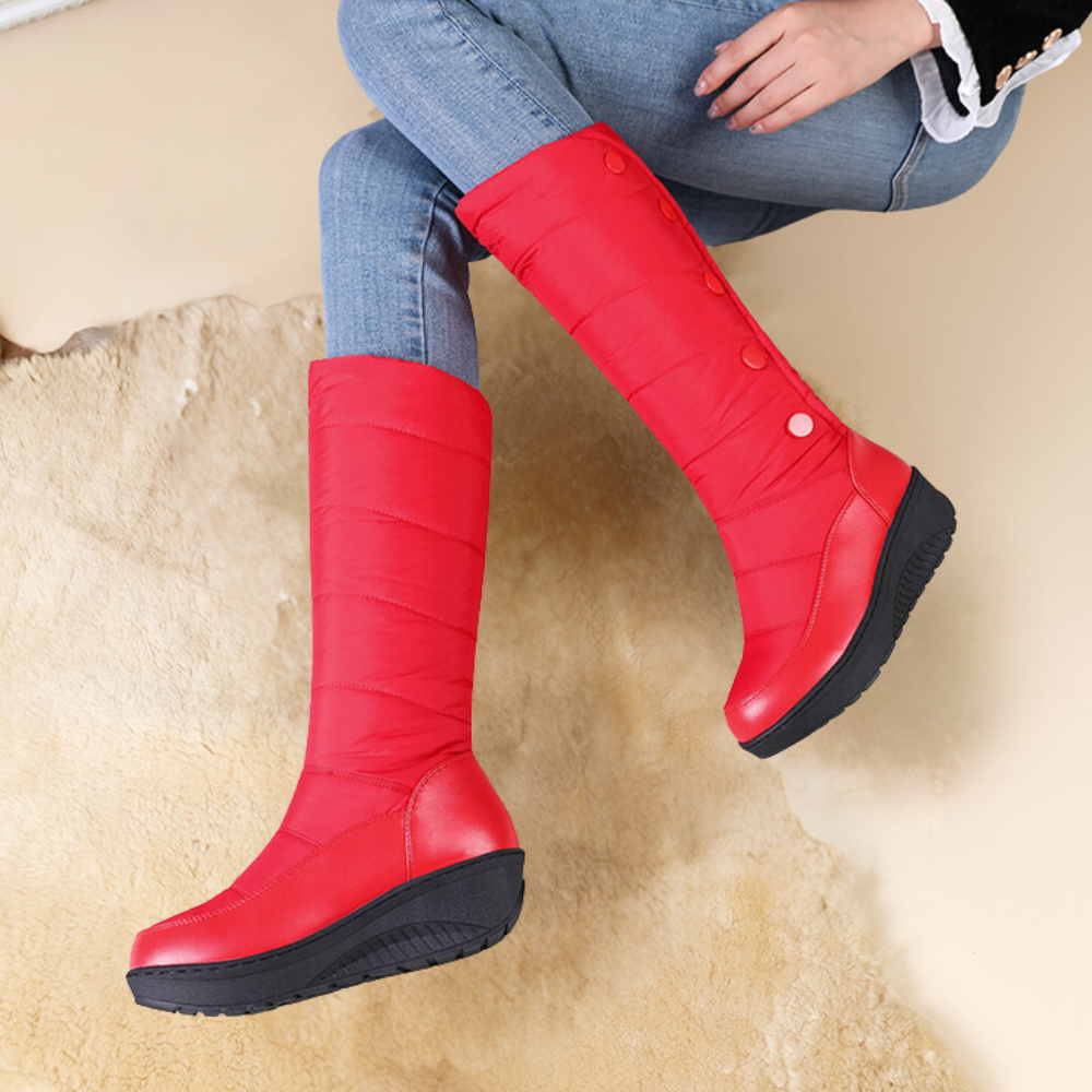 Damen-Schneestiefel Maja: Stilvolle, hohe Winterstiefel