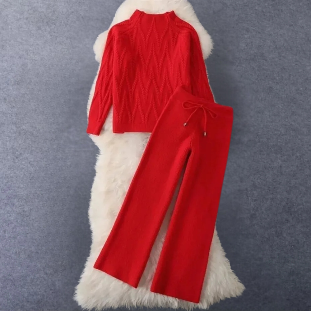 Damen-Strickset Graciela: Elegantes 2-teiliges Outfit