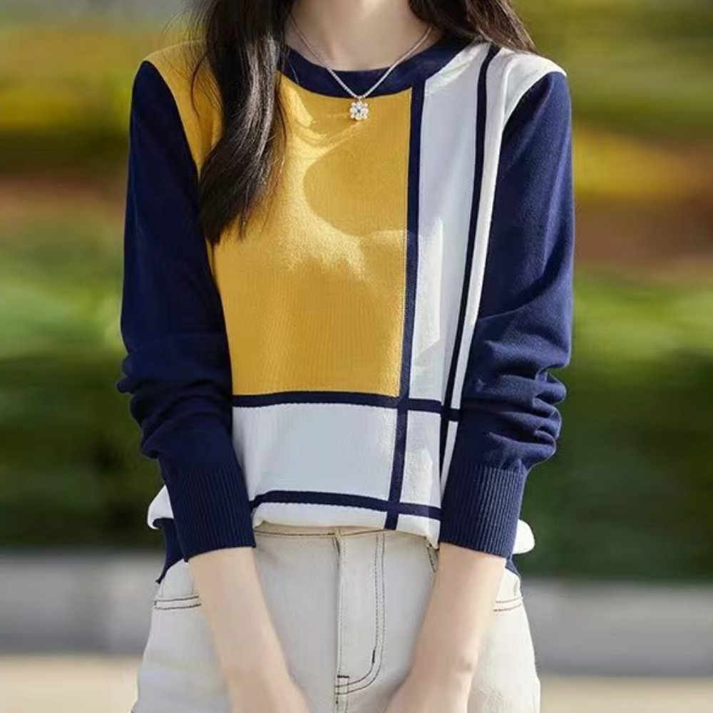 Edler Damenpullover mit Rundhals von Jence