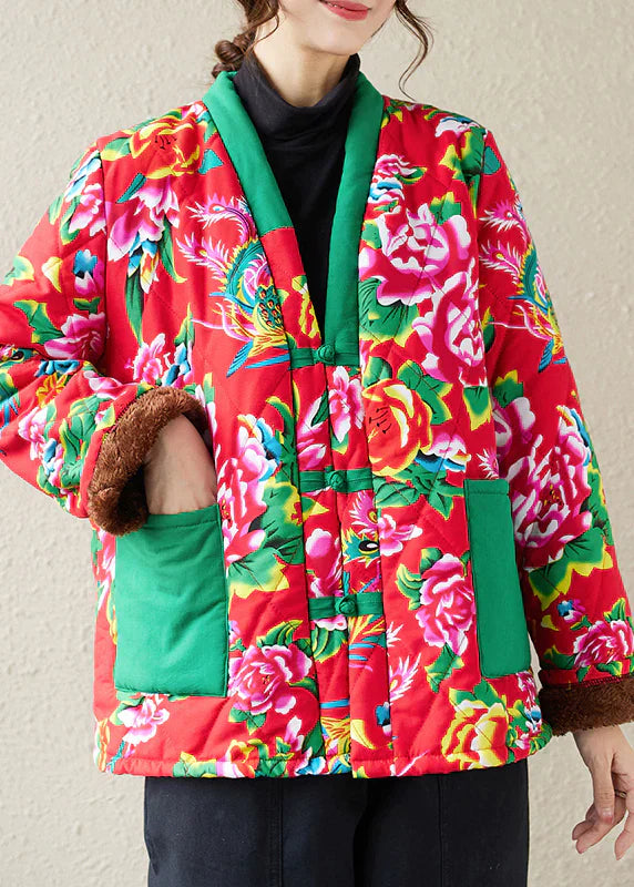 Baumwollgefütterte Boho-Jacke Jessa