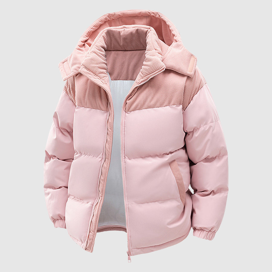 Doudoune Homme Zippée Avec Capuche Amawinc Manteau Hiver Polyester Isole Tres Chaud