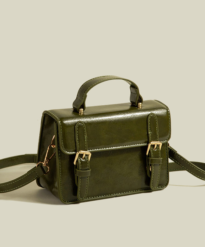 Sac micro chic en similicuir vert uni et durable - Amawinc