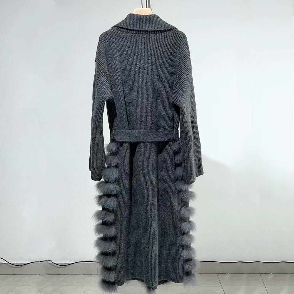 Chloé Montclair Cardigan En Laine Du Nord Douce Avec Ourlet En Fausse Fourrure Pour Un Charme Hivernal Sophistiqué