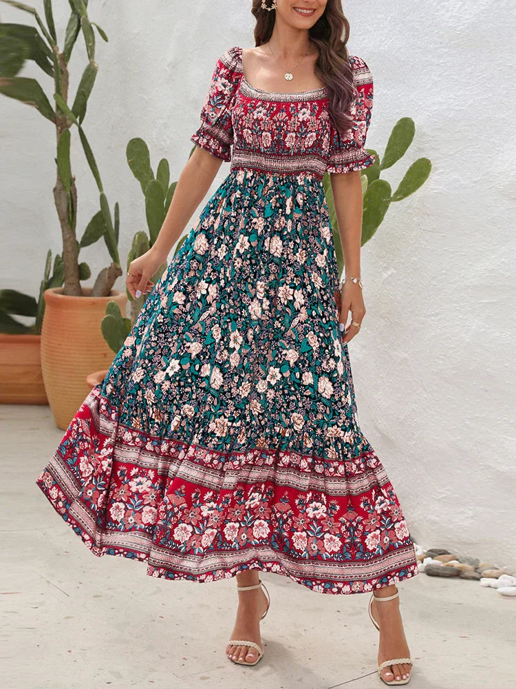 Sonnenkleid für Damen von Clarice mit Blumenmuster