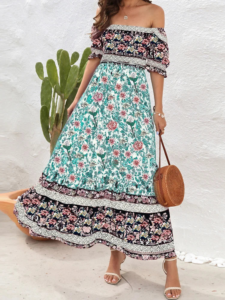 Sonnenkleid für Damen von Clarice mit Blumenmuster