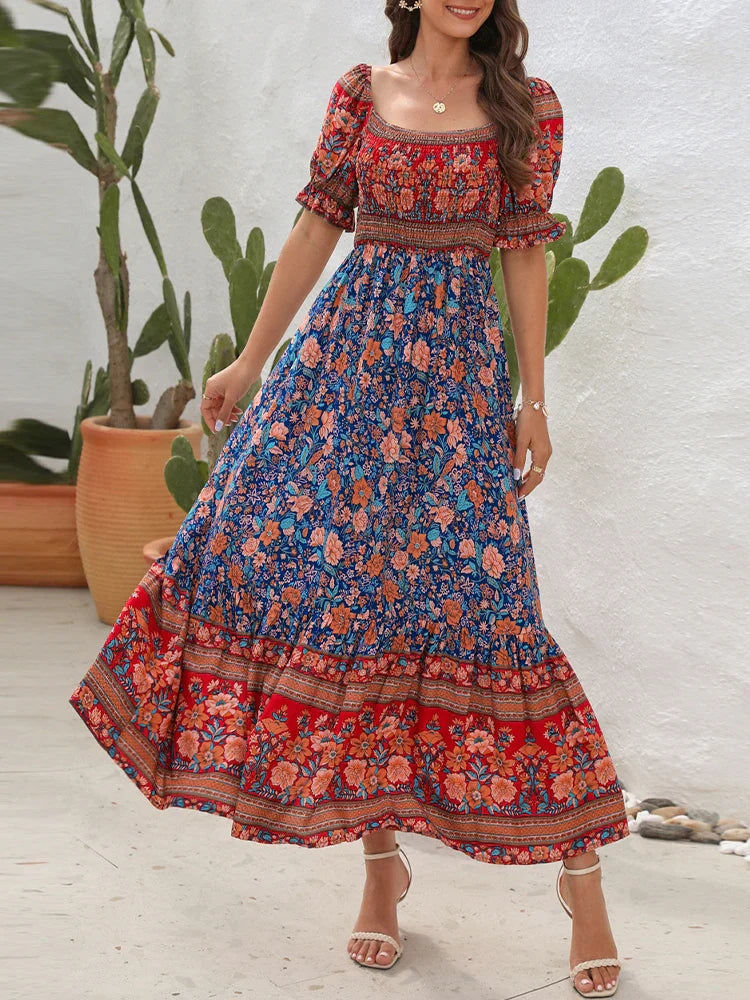 Sonnenkleid für Damen von Clarice mit Blumenmuster