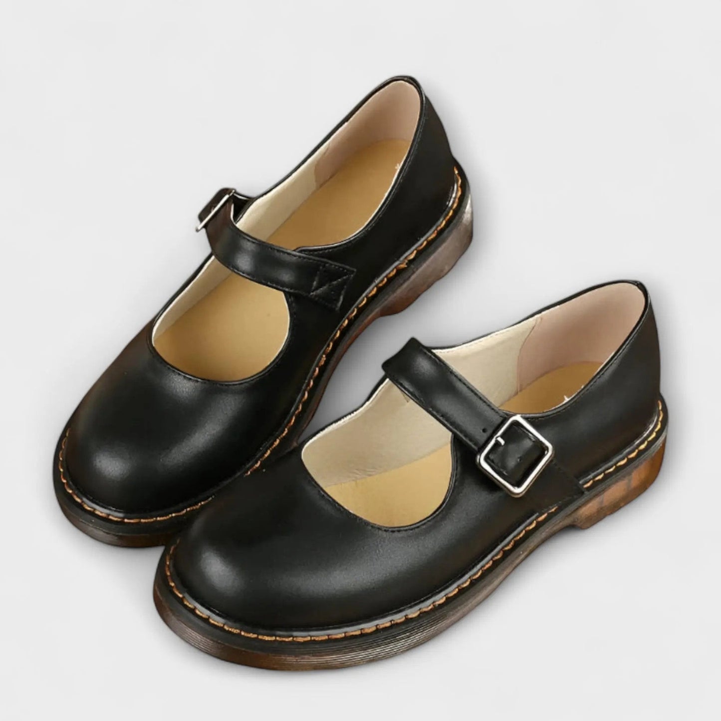 Ballerines Mary Jane Classiques Pour Femmes Confort Toute La Journée Avec Boucle Ajustable Et Style Intemporel