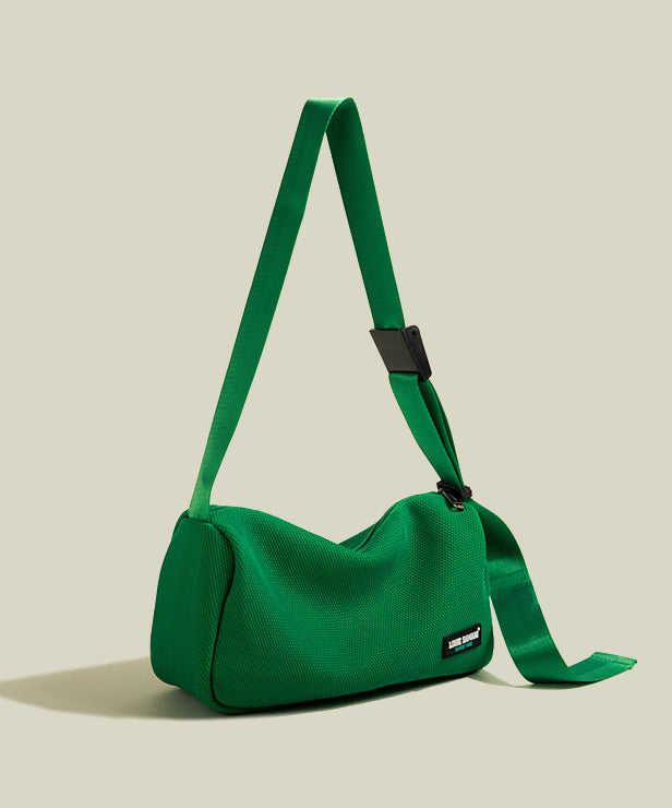 Sac rond en toile solide et durable, vert et élégant - Amawinc