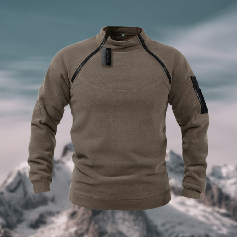 Parker Pull Polaire Tactique Pour Homme Avec Chaleur Légère Tissu Résistant Au Vent Et Poche Tactique