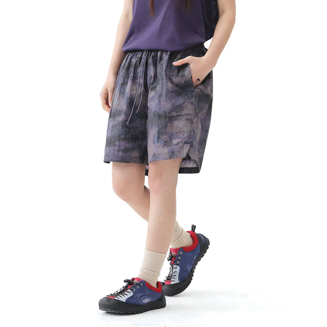 EchoTrek Shorts À Séchage Rapide En Nylon Avec Taille À Cordon Élastiquée Et Coupe Décontractée Inspiration Militaire