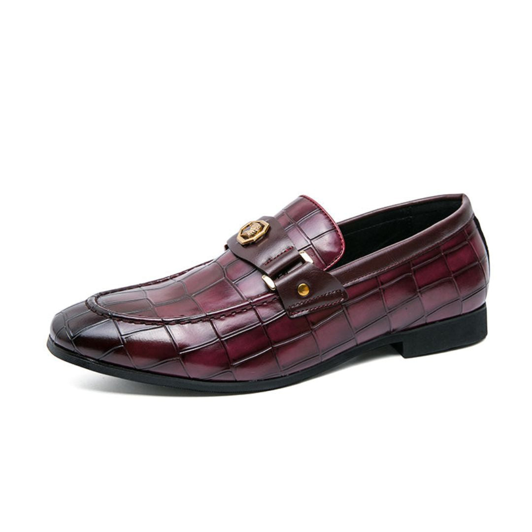 Mocassins Dante Luxe Imprimé Crocodile Pour Hommes Professionnels Confort Quotidien Amawinc