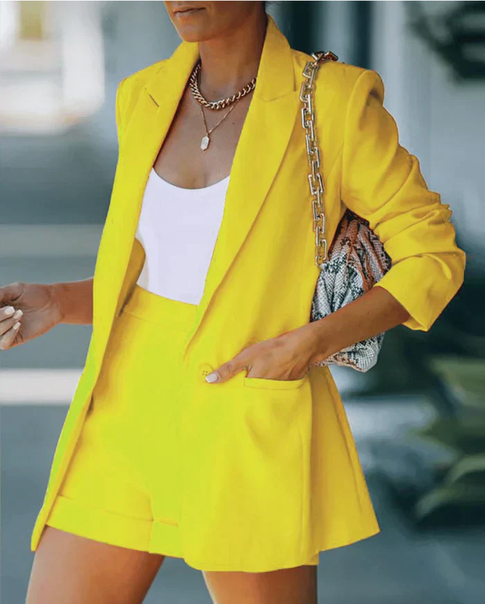 Ada Blazer and Shorts Ensemble