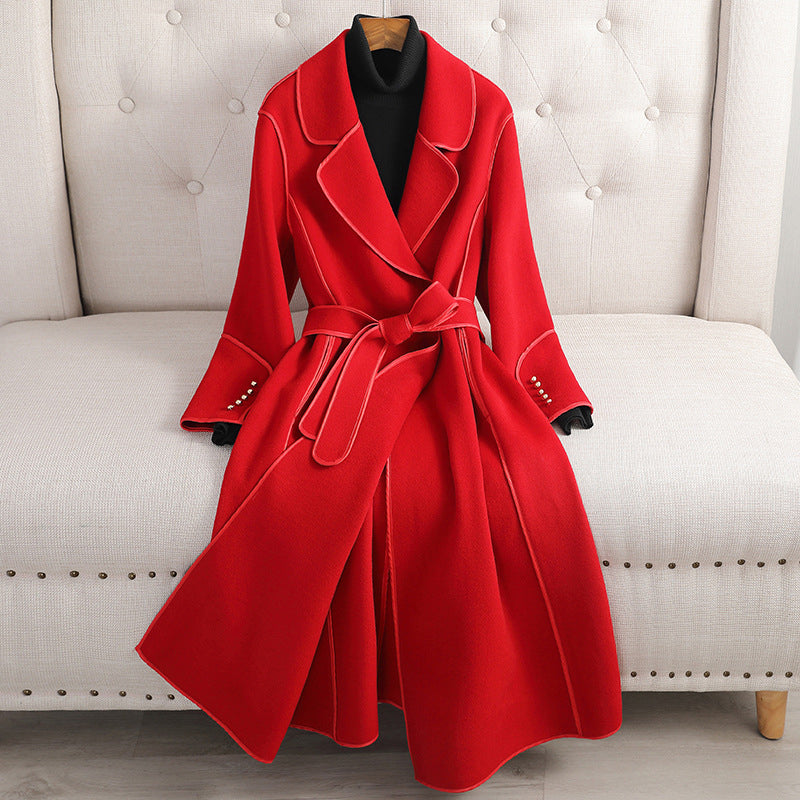 Manteau en Laine Elise Leroy Reversed Rhapsody Luxe Confort Design Innovant et Charme Supérieur