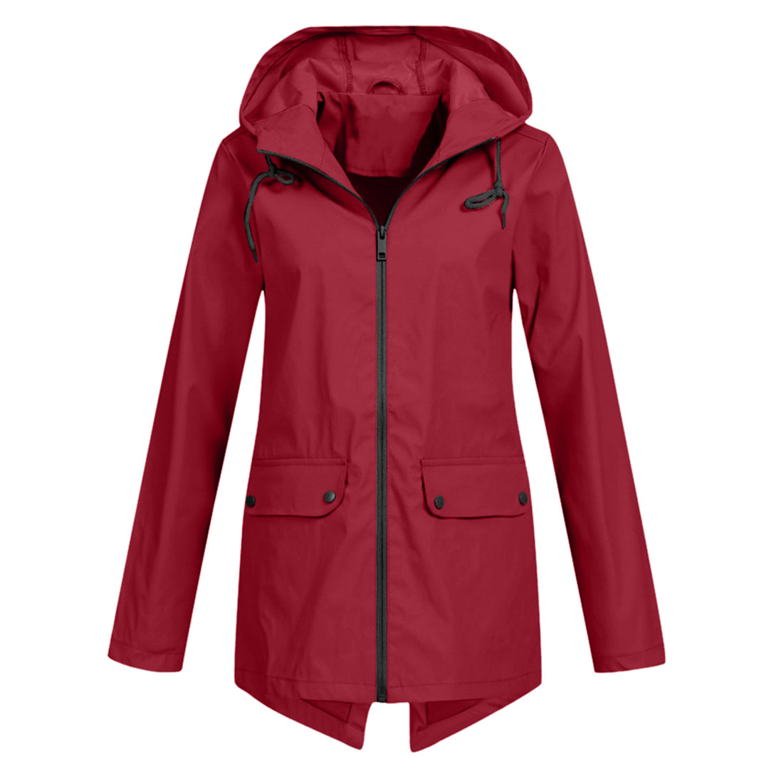 Veste Imperméable Respirante À Capuche Pour Femmes Madison Légère Confortable Pour Pluie Urbaine
