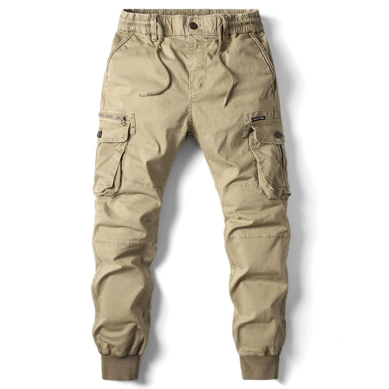 Fieldline Pantalon Jogger Cargo Slim Avec Poches Multiples Ceinture Élastique À Cordon