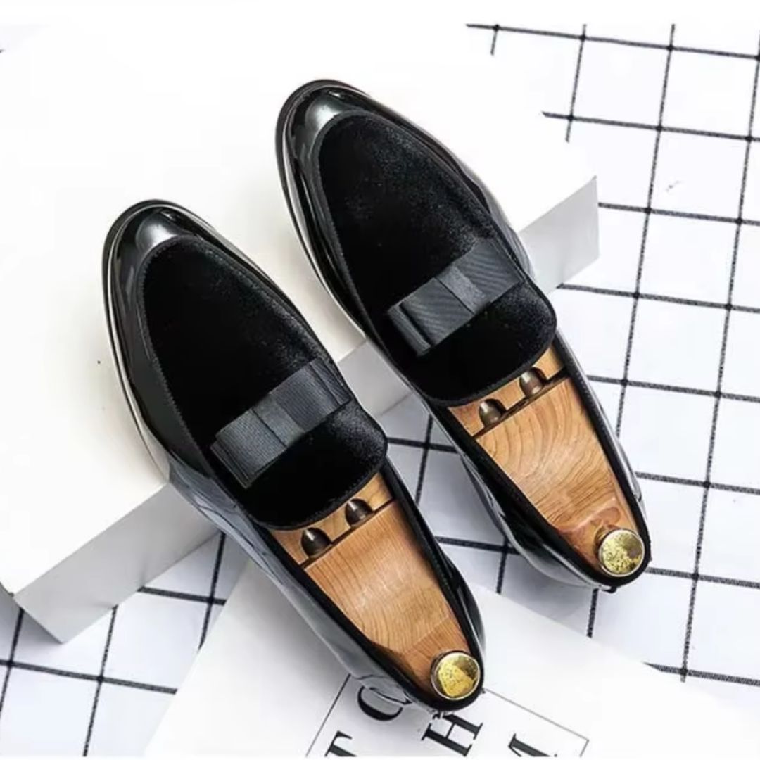 Mocassins Grace Royale Luxe Avec Détail Ruban Semelle Amortie Silhouette Effilée Pour Soirées