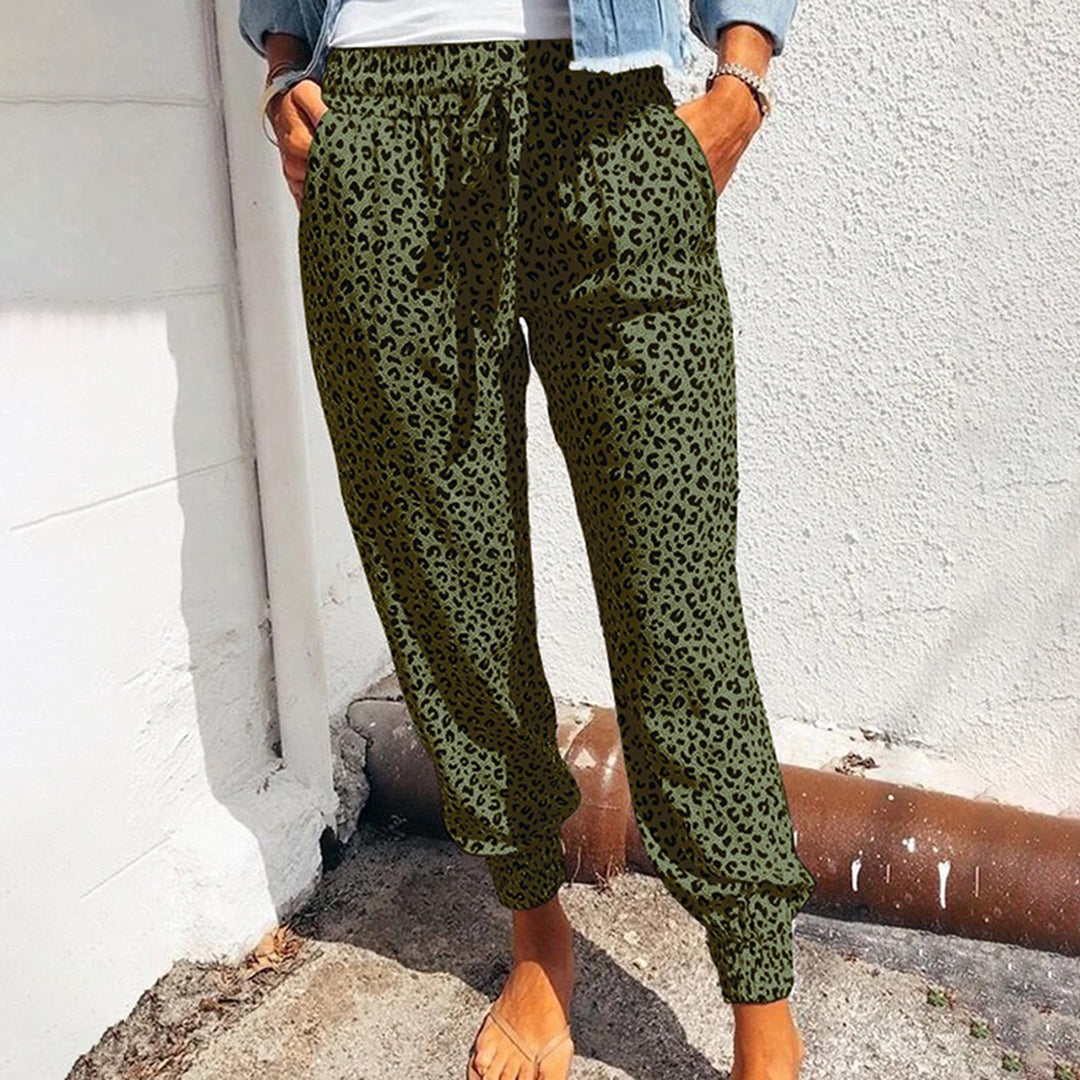 Bequeme Damen-Leggings mit Leo-Print von Kleo