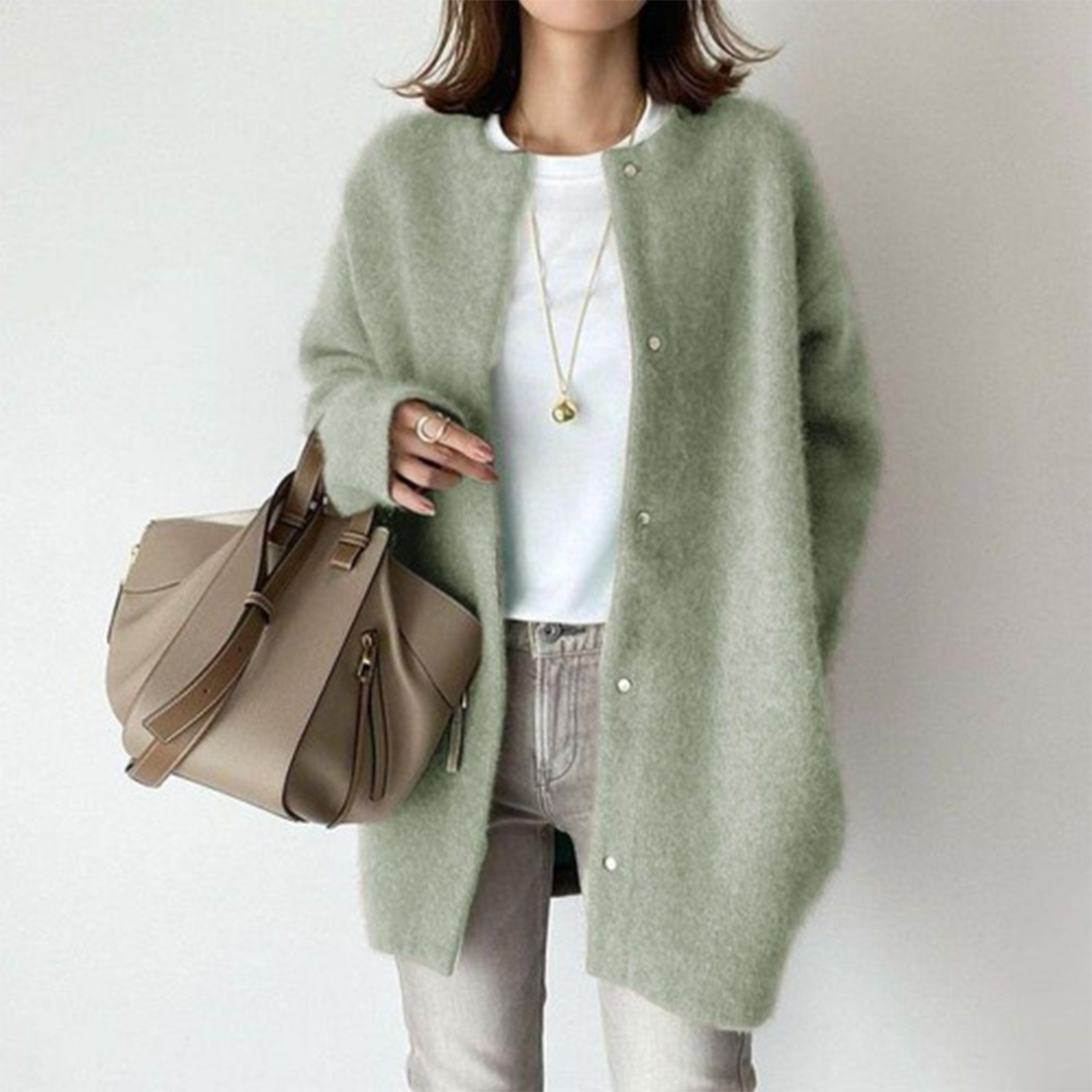 Kimberly Cardigan Femme Élégant À Coupe Décontractée Chaud Pour Hiver Confort Absolu