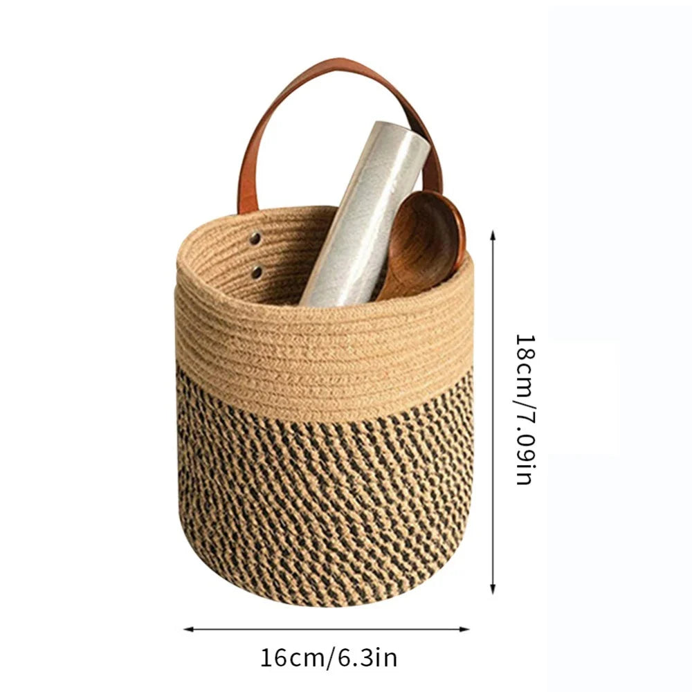 Panier Kenit De Rangement Bohème Pour Fruits Légumes Fleurs Idéal Pour Cuisine Salle De Bain Et Chambre
