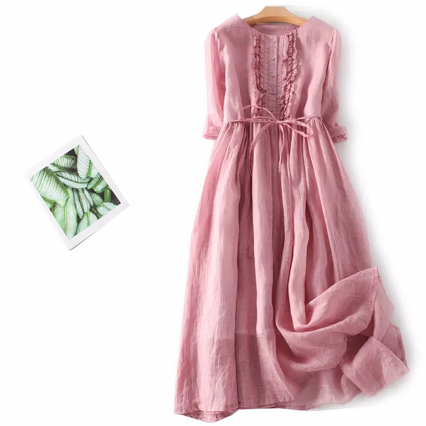 Elegantes Leinenkleid Heidi