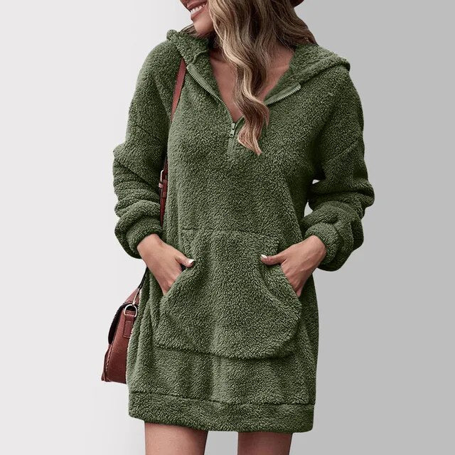 Zelda® Flauschiger Kapuzenpullover