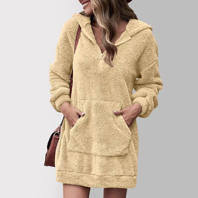 Zelda® Flauschiger Kapuzenpullover