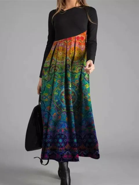 Elegantes Jeanette® Retrokleid im Vintage-Stil mit Muster