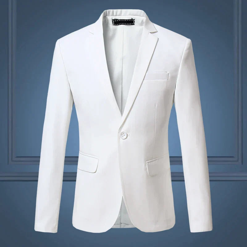 Veste Blazer Homme Classique À Un Bouton Sur Mesure Amawinc Slim Fit Pour Affaires Et Événements