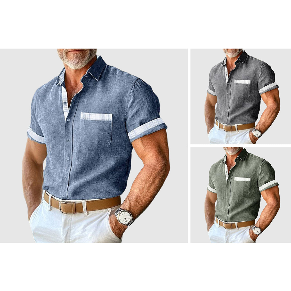 Chemise En Lin Il Gentiluomo Par Roberto Russo Pour Hommes Luxe Quotidien Confort Élégance Discrète
