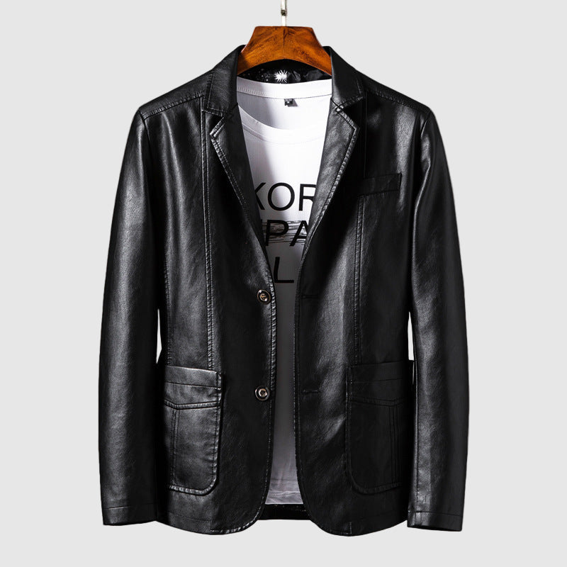 Veste Il Maestro Par Roberto Russo Pour Modern Gentlemen Blazer Décontracté À Bouton Unique Avec Poches Patch