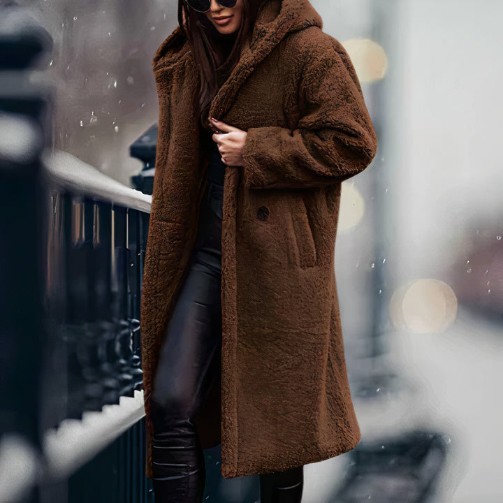 Damen Winterjacke aus Teddyfell - Jaylin