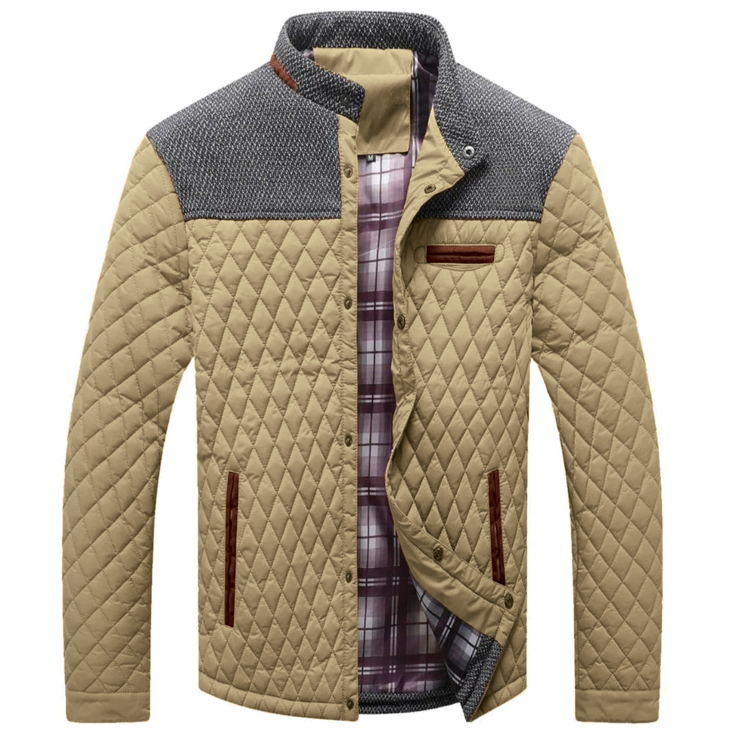 Manteau Matelassé Homme Amawinc Léger et Chaud pour Toute Année Style Urbain Confort Moderne