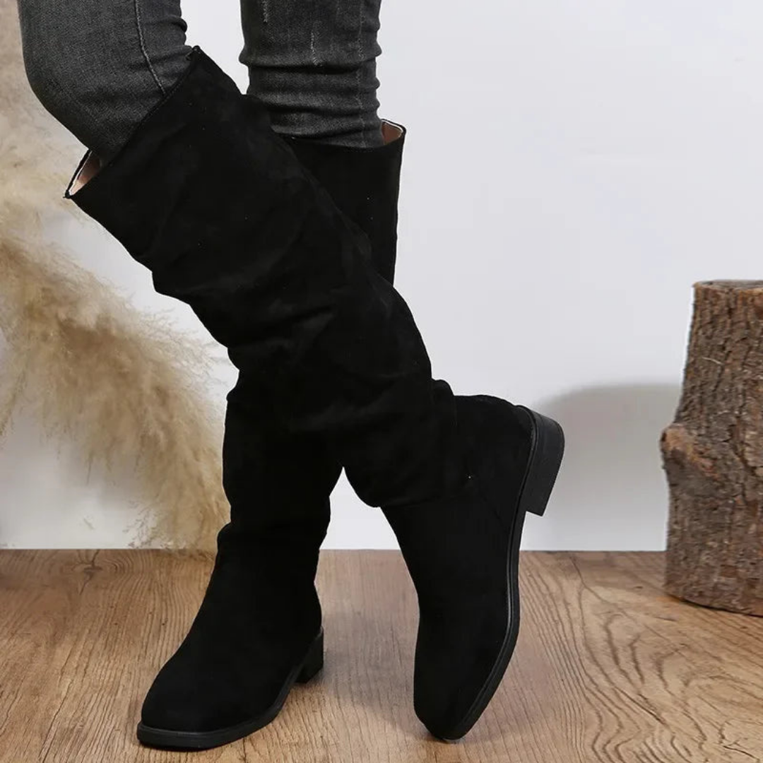 Bottes Hautes Jusqu Aux Genoux Pour Femmes Élégantes Et Confortables Avec Soutien Amawinc