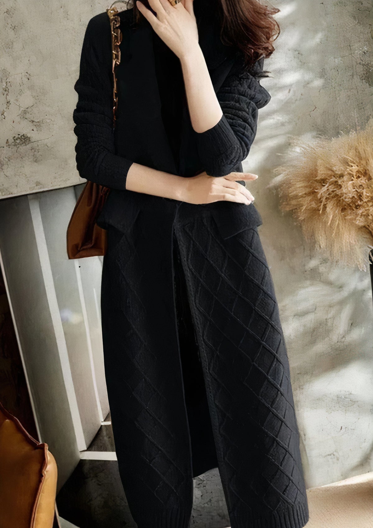 Damen Cardigan-Mantel Leoda: Lang & lässig