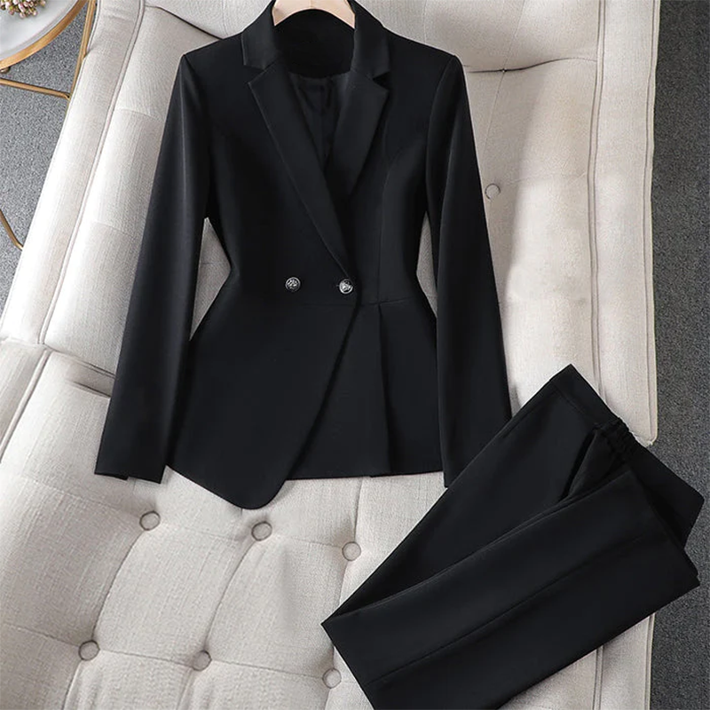 Avelena Executive Blazer and Skirt Suit